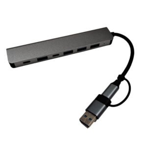 Adaptador Hub USB 7 en 1 Vienon Aluminio