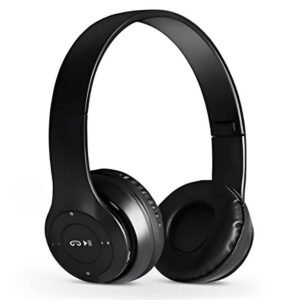 Audífonos Inalámbricos P47 Bluetooth negro Genérico