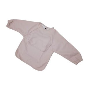 Babero Impermeable Manga Larga para Bebé - Rosado -Talla M