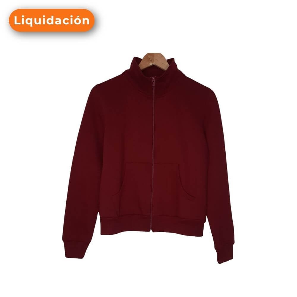 Casaca de Franela Mujer Guinda Liquidación