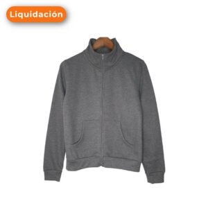 Casaca de franela Mujer Plomo Liquidación