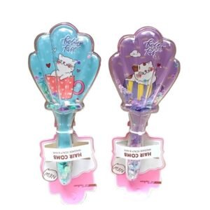 cepillo de cabello tipo paleta con gatitos