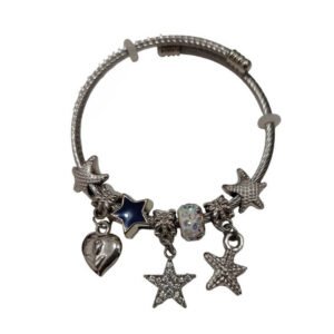 Pulsera para Mujer con Dijes Azul