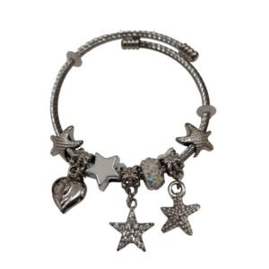 Pulsera para Mujer con Dijes Blanco