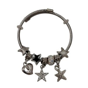 Pulsera para Mujer con Dijes Negro