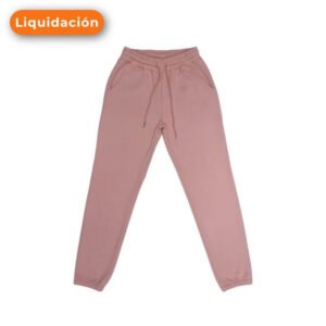 Jogger mujer franela Rosado Liquidación