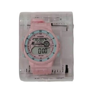 Reloj digital deportivo mujer rosado